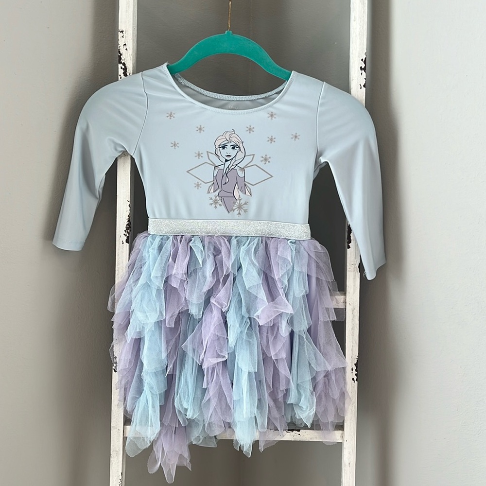 Disney Frozen tutu style dress, size 4T.